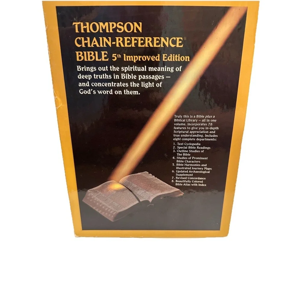 Thompson Chain-Reference 5th & Improved Edition HB/DJ Red Letter Edition Bible‎
