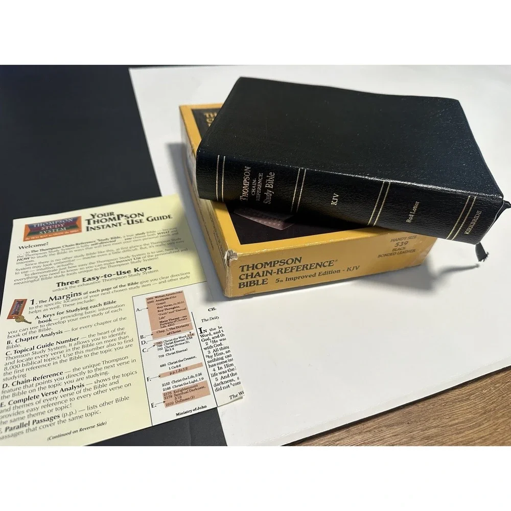 Thompson Chain-Reference 5th & Improved Edition HB/DJ Red Letter Edition Bible‎