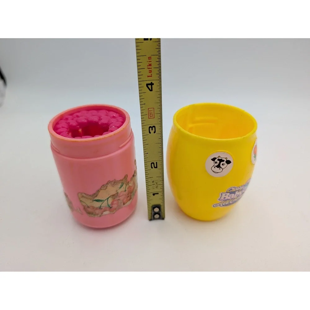 Kenner Baby All Gone Magic Treats Jar Cup Pink Yellow Doll Accessories