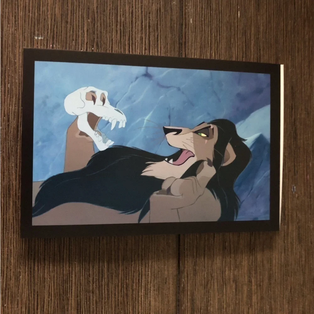 Disney Villains Postcards: The Lion King: Scar 7 pack.