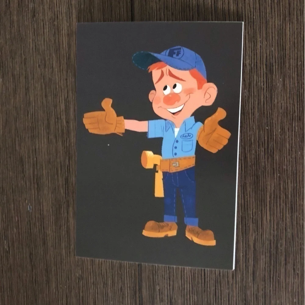Disney Pixar Movie Postcards: Wreak it Ralph 5 pack.