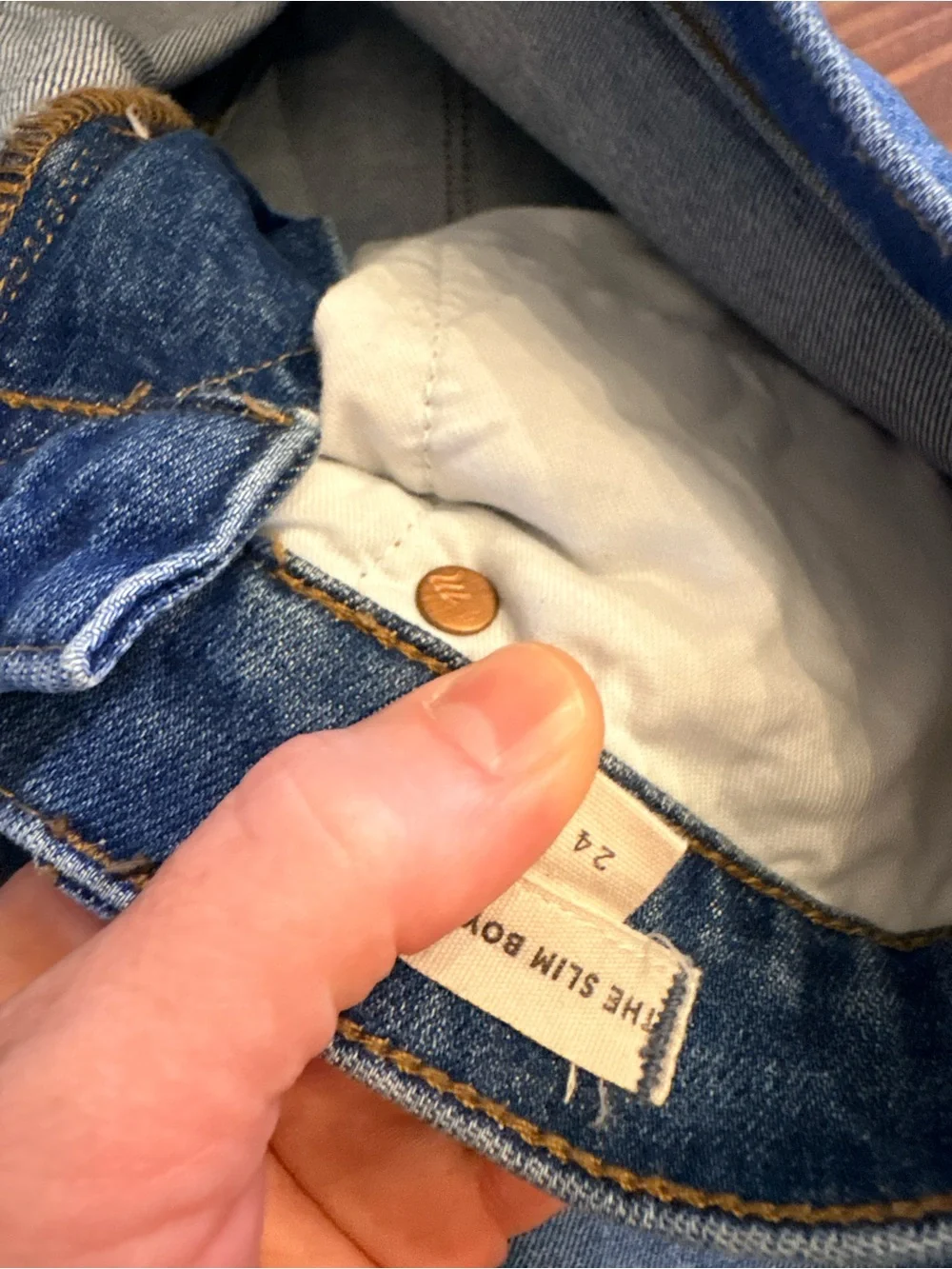 Madewell slim boyjean