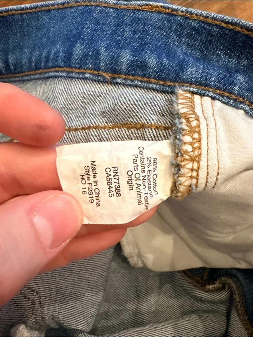 Madewell slim boyjean
