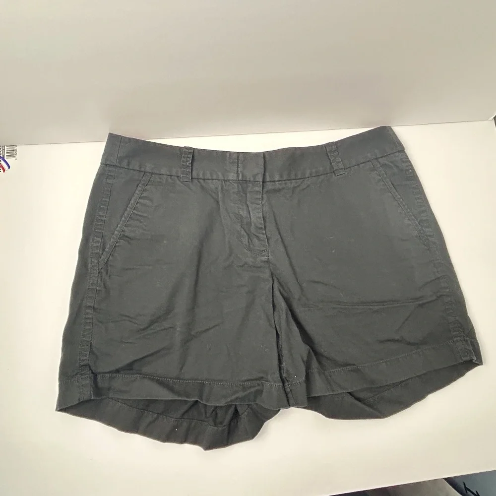 J.‎ Crew Black Chino Broken-in Black Shorts Size 8