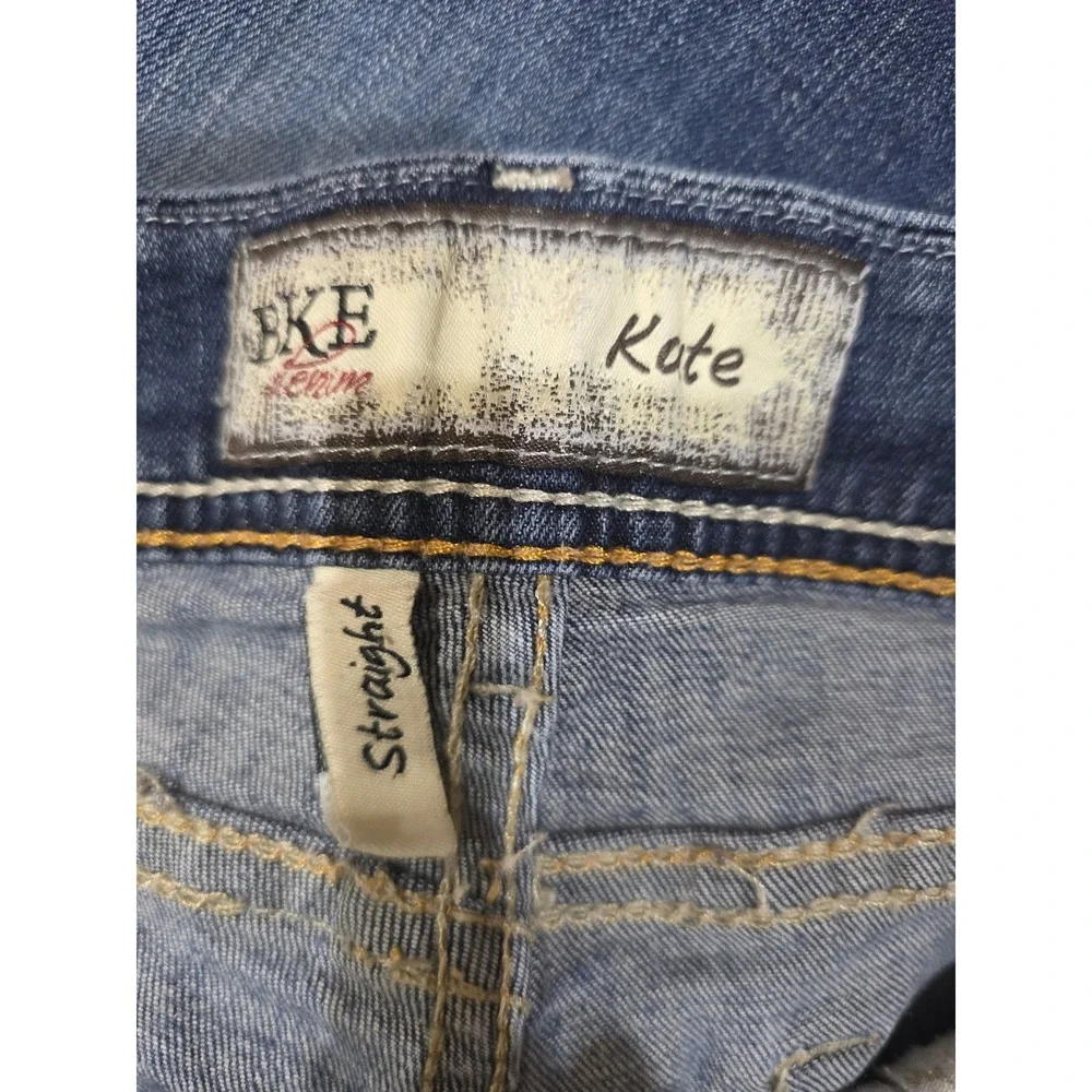 BKE Kate Straight Leg Jeans Dark Wash Denim Women's Size 27x29.5‎
