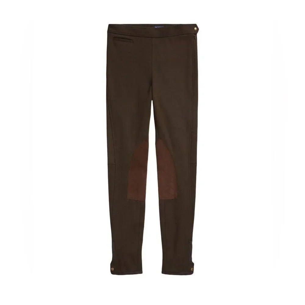 Polo Ralph Lauren Riding Leggings Pants in Brown Classic Size Large