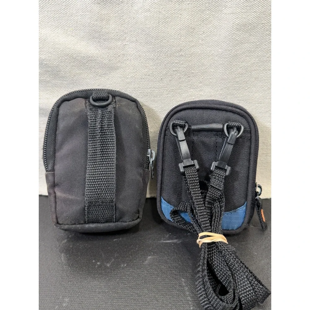 Case Logic Lowepro Camera Pouch Bundle‎ Unisex Small Black Blue Tech Bags 2pk