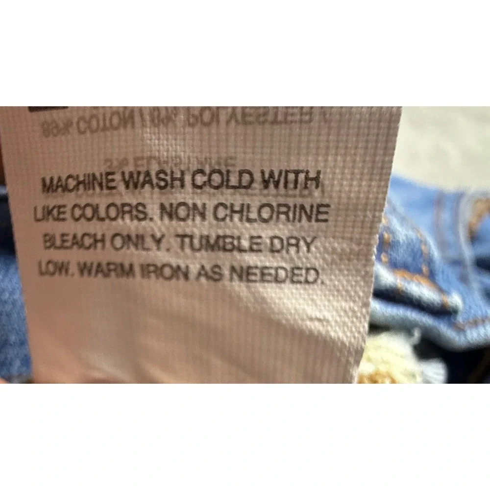 J.Crew Toothpick Jeans Womens Size 32 Distressed‎ Raw Hem Ripped Knee Blue