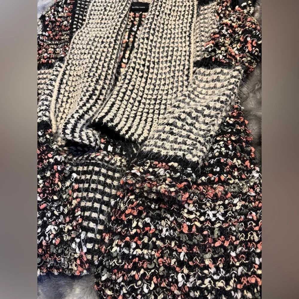 Anthropologie La Fee Verte soft knit open cardigan