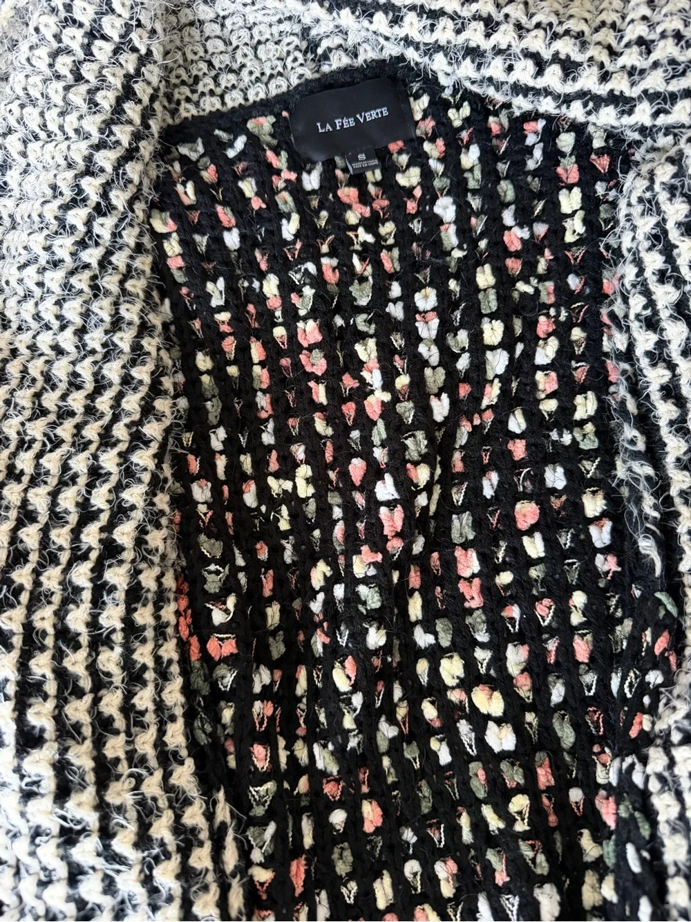 Anthropologie La Fee Verte soft knit open cardigan