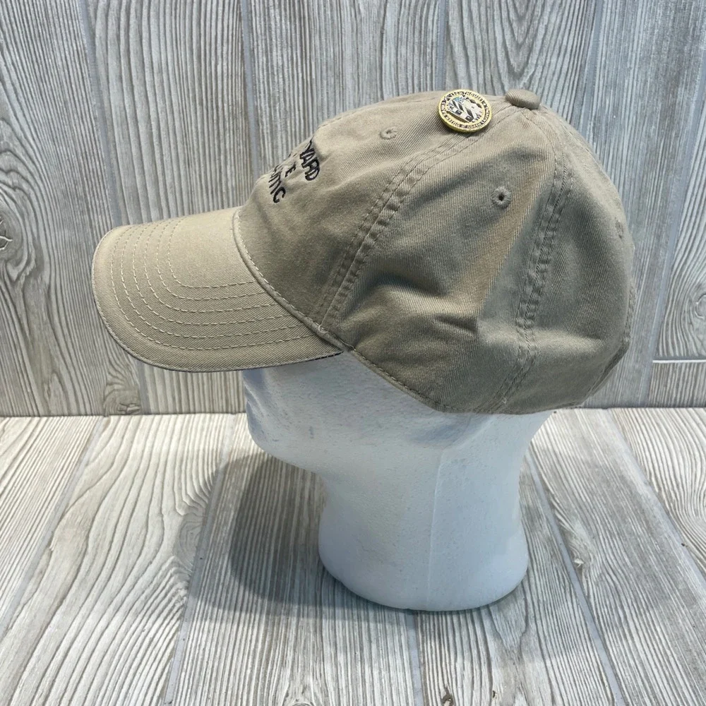 Graveyard of the Atlantic Hat Khaki Outer Banks NC Lighthouse Cap with Pin Otto