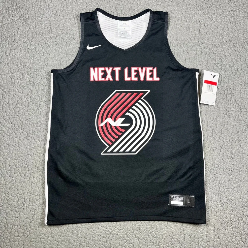 Nike‎ Boys Next Level Basketball Jersey Black Purcell 11 Size L CQ4370-012 NWT