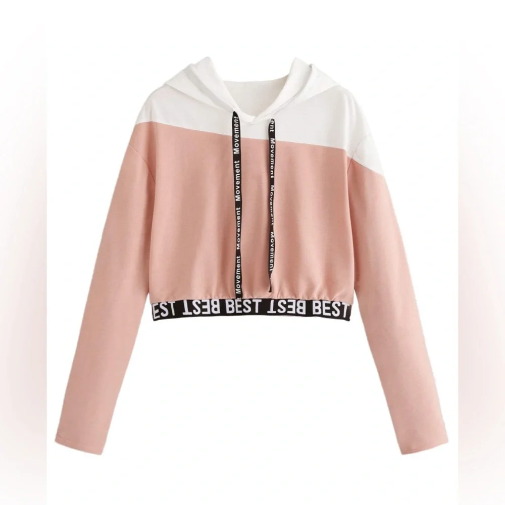 Sweatyrocks cropped pink