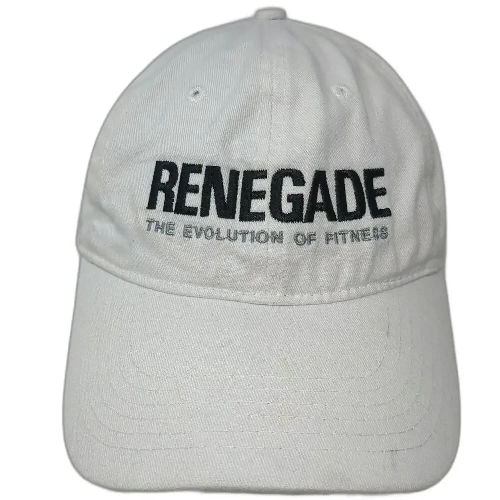 Port & Company Renegade Evolution of Fitness White Baseball Cap One Size Cotton