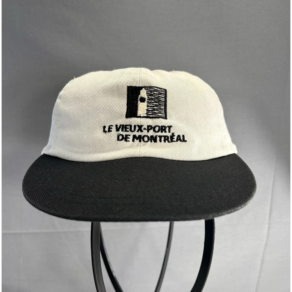 Vintage Le Vieux Port De Montreal‎ Canada Hat Cap Adjustable