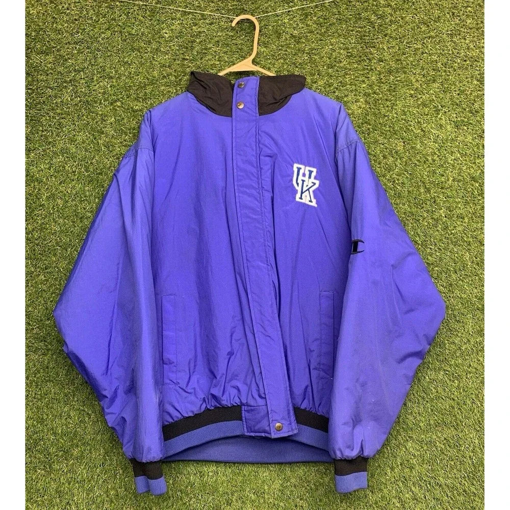 Vintage Champion University Of Kentucky Wildcats Puffer Jacket Mens Medium