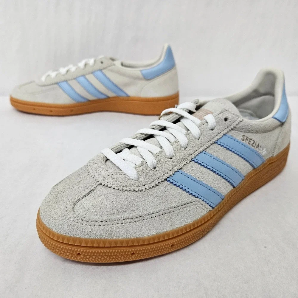 Adidas Handball Spezial W Sneakers JS0241 Grey Blue Gum‎ Women's Size 6.5