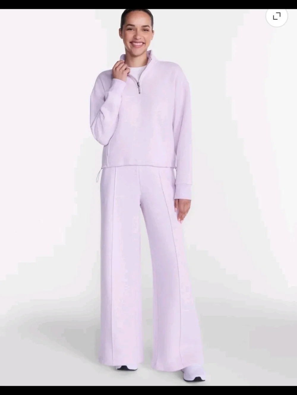 Women's Soft Track Suit in Light Lavender