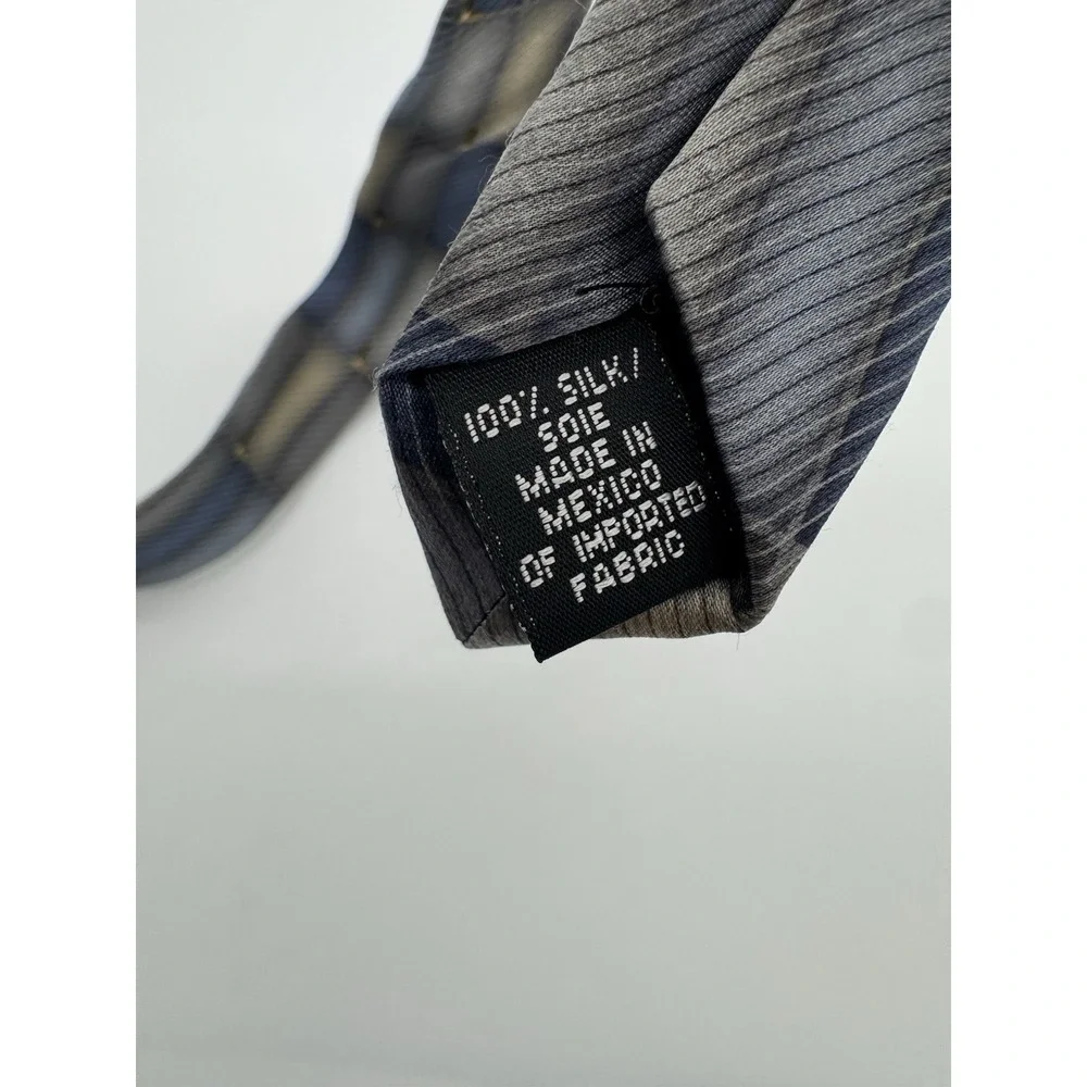 bill blass check blue men