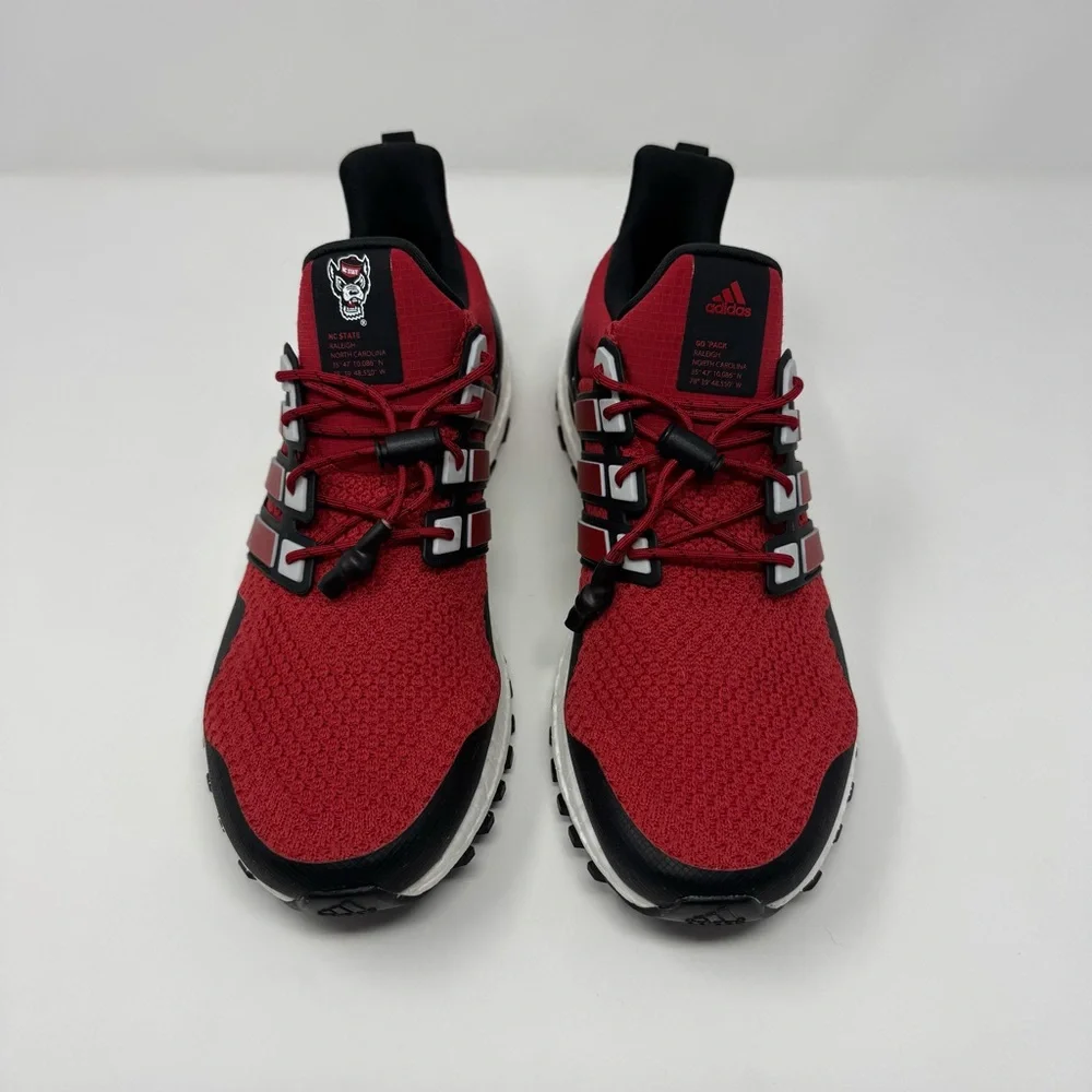 NC State Wolfpack adidas Ultraboost 1.0 Running Shoe Red/Black Men's‎ 8