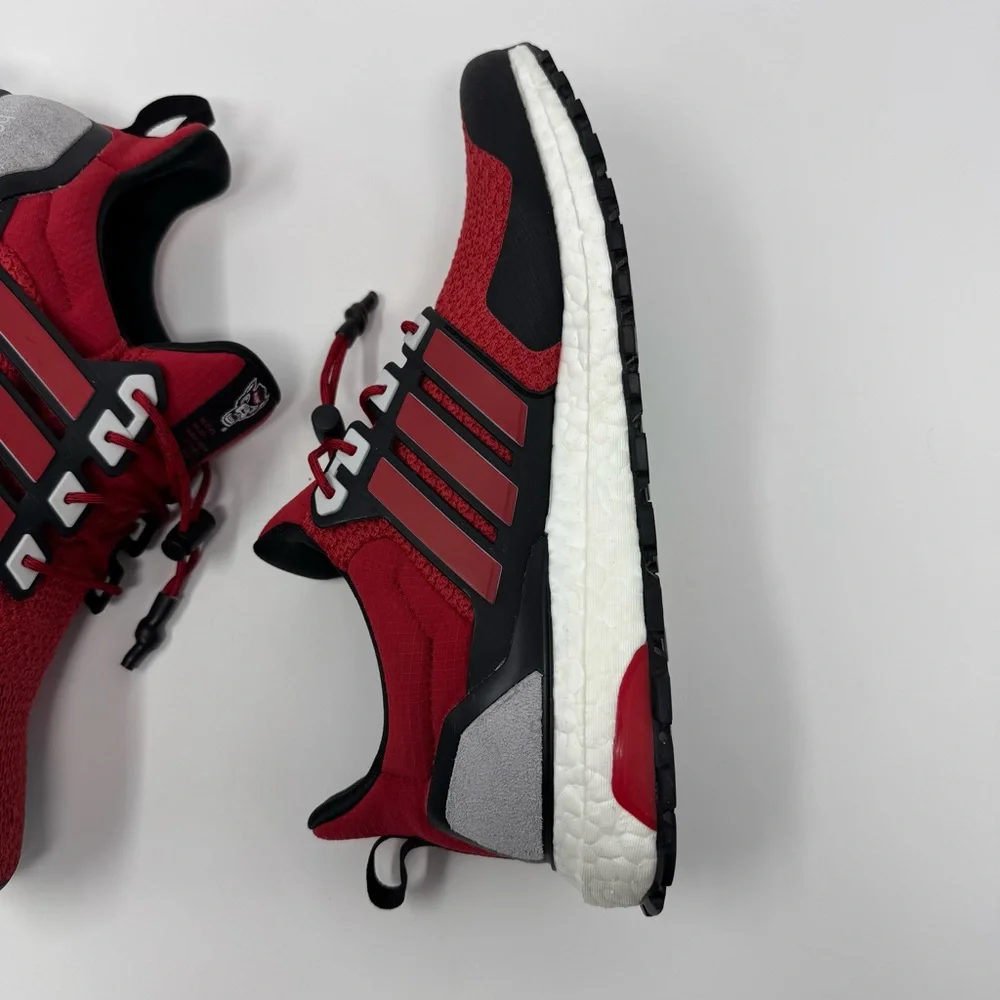 NC State Wolfpack adidas Ultraboost 1.0 Running Shoe Red/Black Men's‎ 8