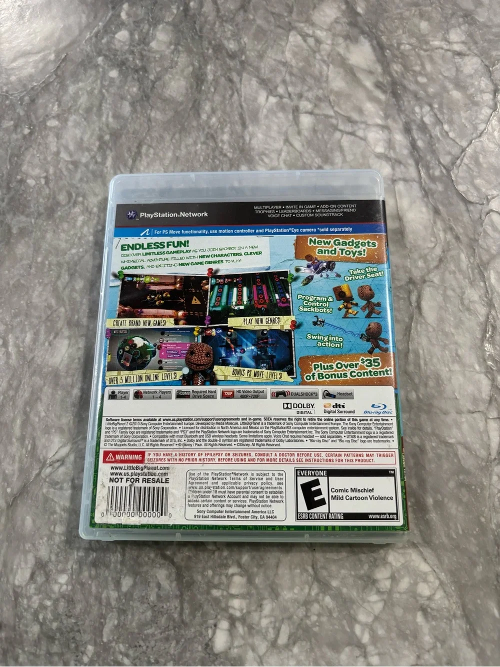Sony ps3 platforming