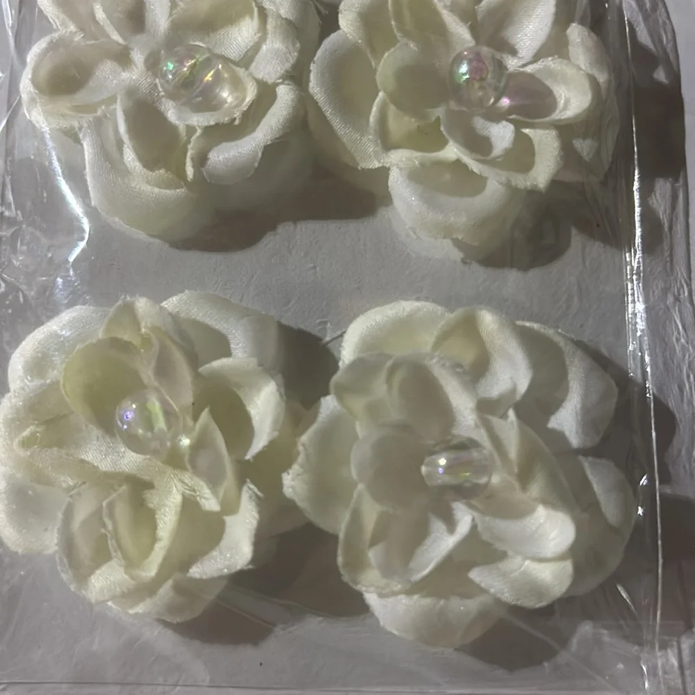 Scrapbook Embellishments NEW Scrapbook Sticker Flowers VtG Scrapbook Burlap