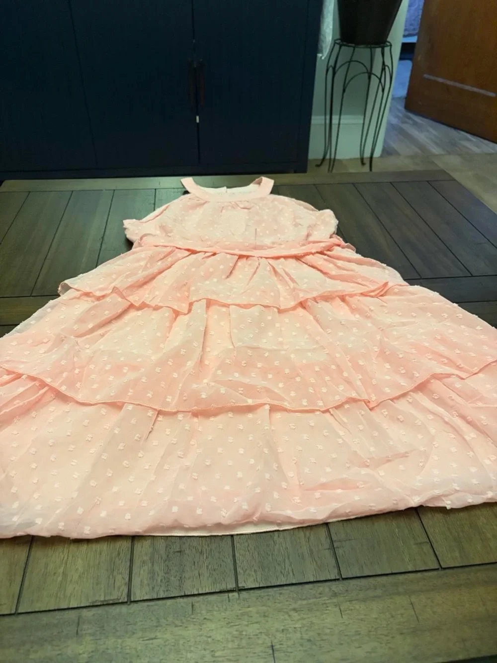 N/A #ruffledress tie girl