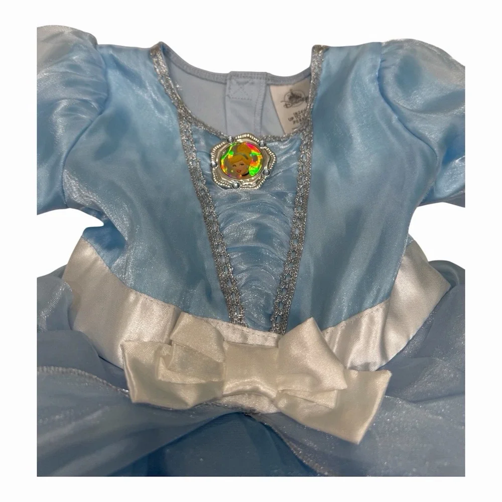 Disney Store Girl Princess Cinderella Blue Dress Costume Size18-24 Month