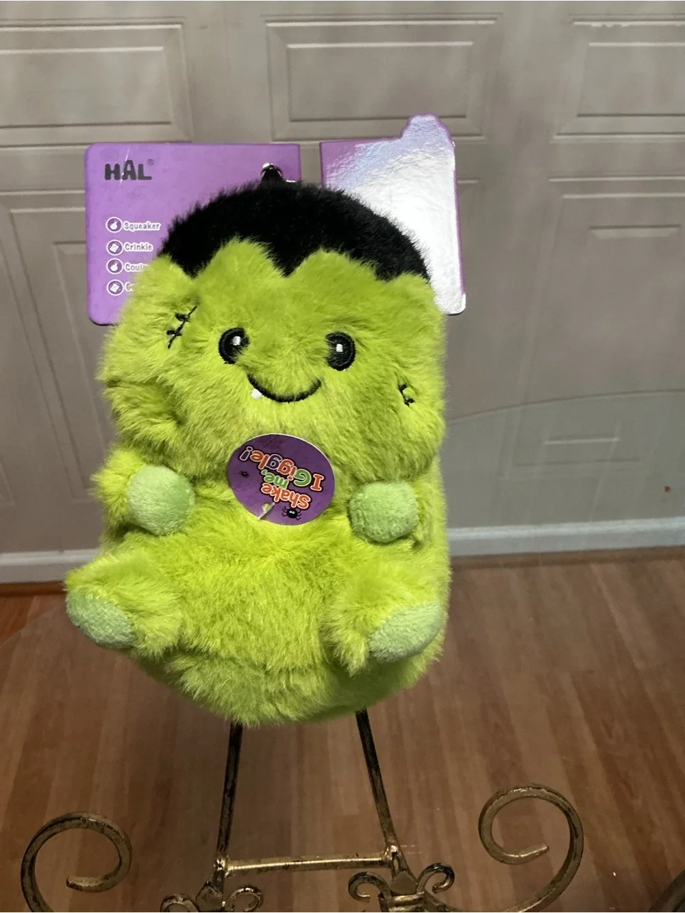 Halloween Hal Smoochy Very Cute Pet  Pals  ~ Shake Me I Giggle  Dog Toy. 8”