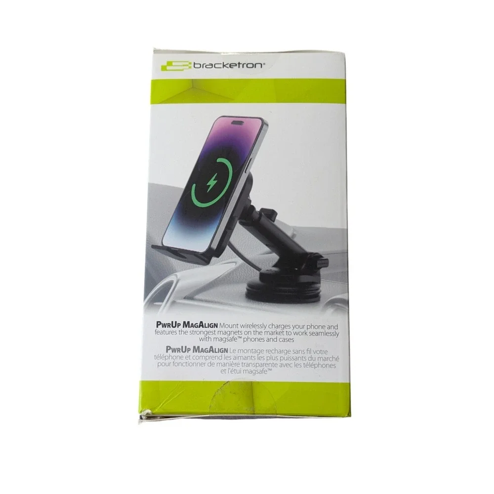 Bb.U Bracketron PWRUP MagAlign 15W‎ MagSafe Car Mount Charger Window Dash Vent