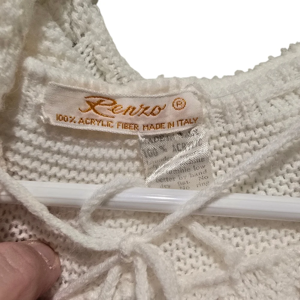 Renzo Vintage Baby Cardigan Made In Italy