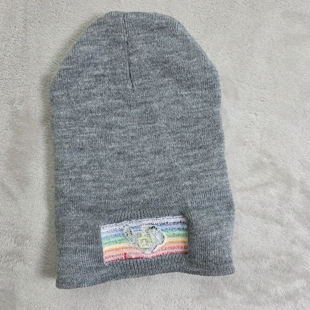 Colorado Buffaloes Hat Cap Mens Beanie Knit‎ Grey NCAA Football Buffs Winter