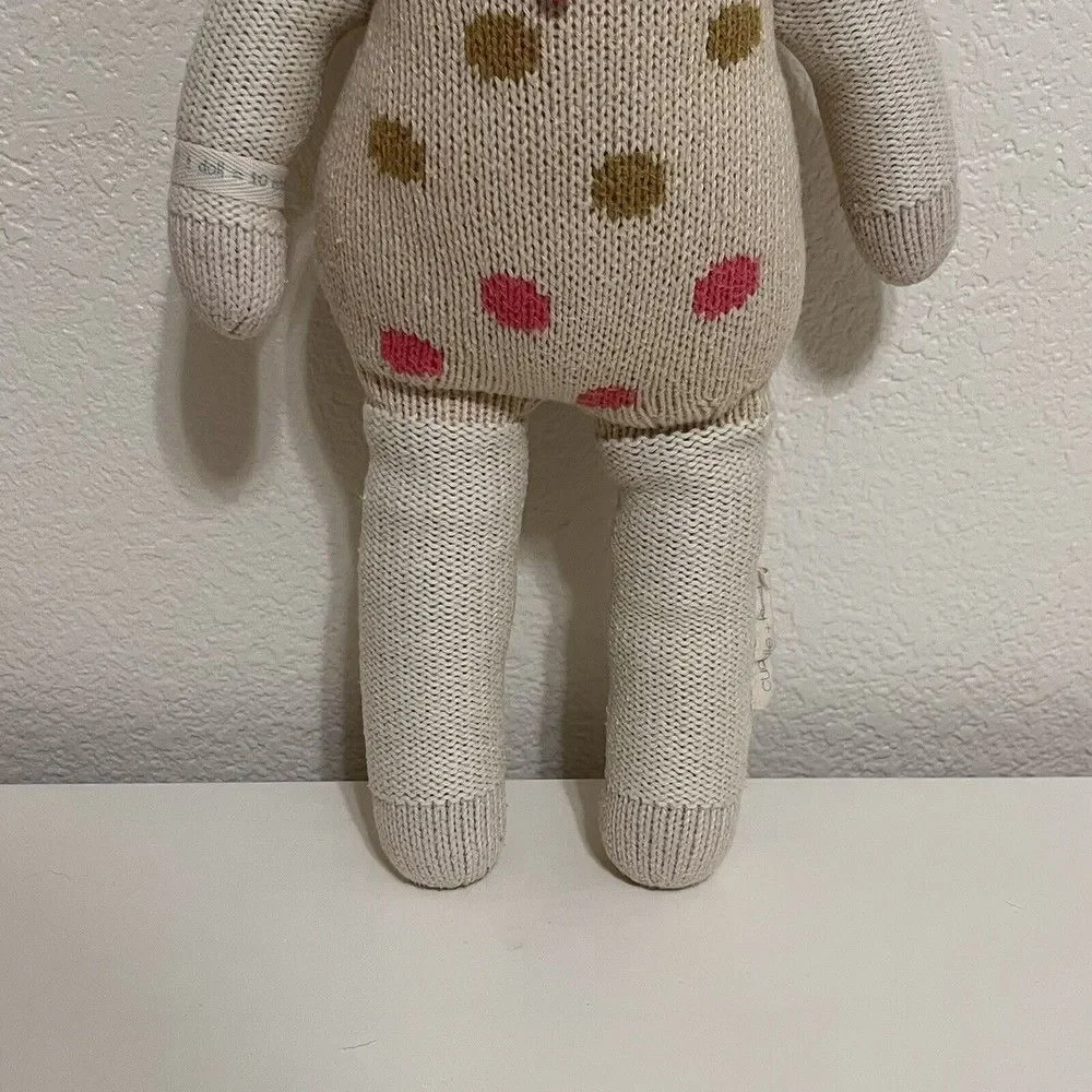 Cuddle + Kind Lucy the Lamb Plush Knit Handmade Doll Stuffed Animal 20