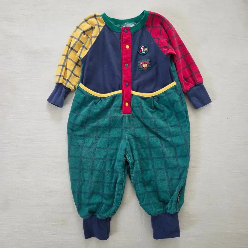 Vintage Gymboree Grid Bodysuit 18-24 months