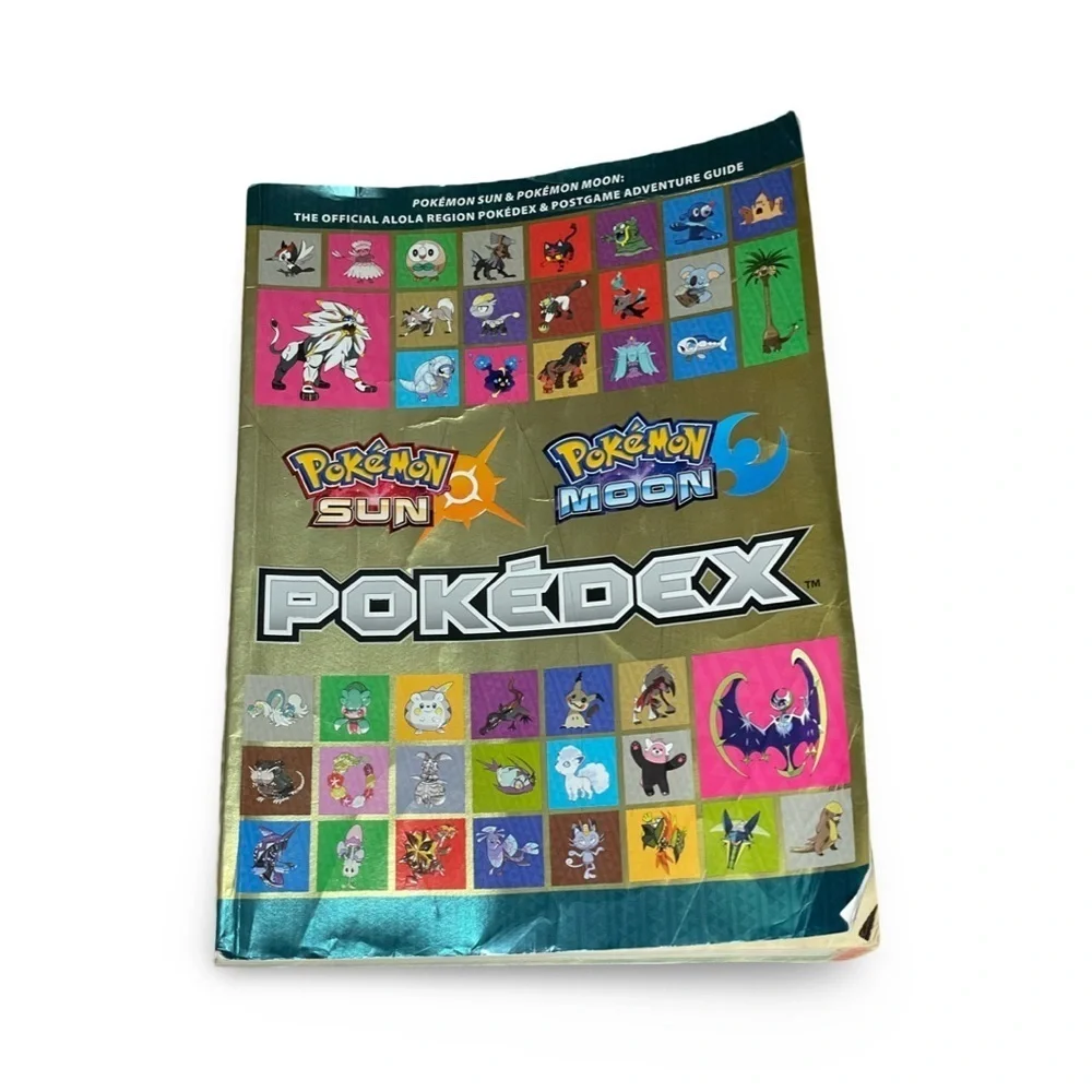 Pokémon Sun & Moon Pokedex Official Alola Region Adventure Guide Book