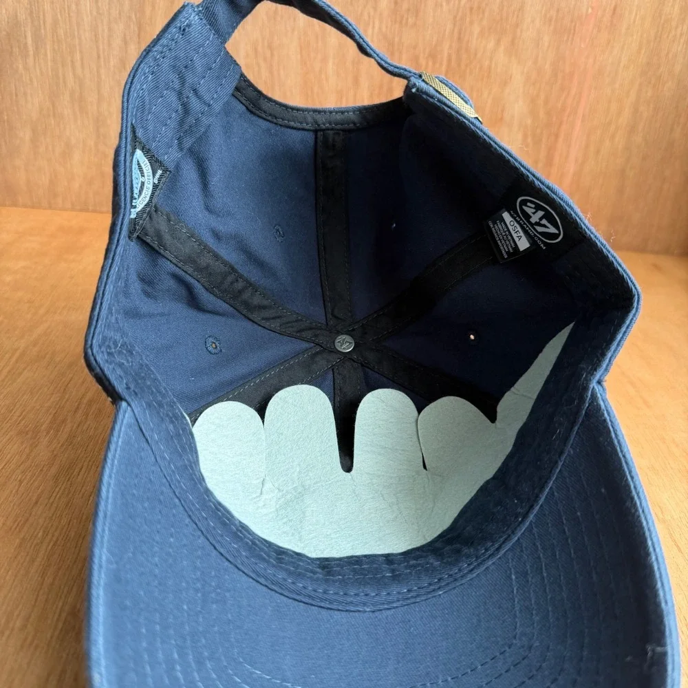 Nashville Predators NHL Navy Blue Guitar Pick Patch Adjustable Hat OSFA cap