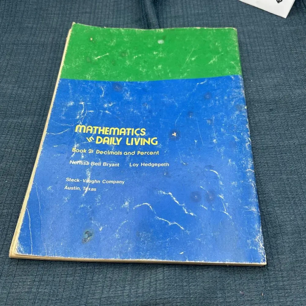 MATHEMATICS DAILY LIVING FRACTIONS BOOK 2 VINTAGE