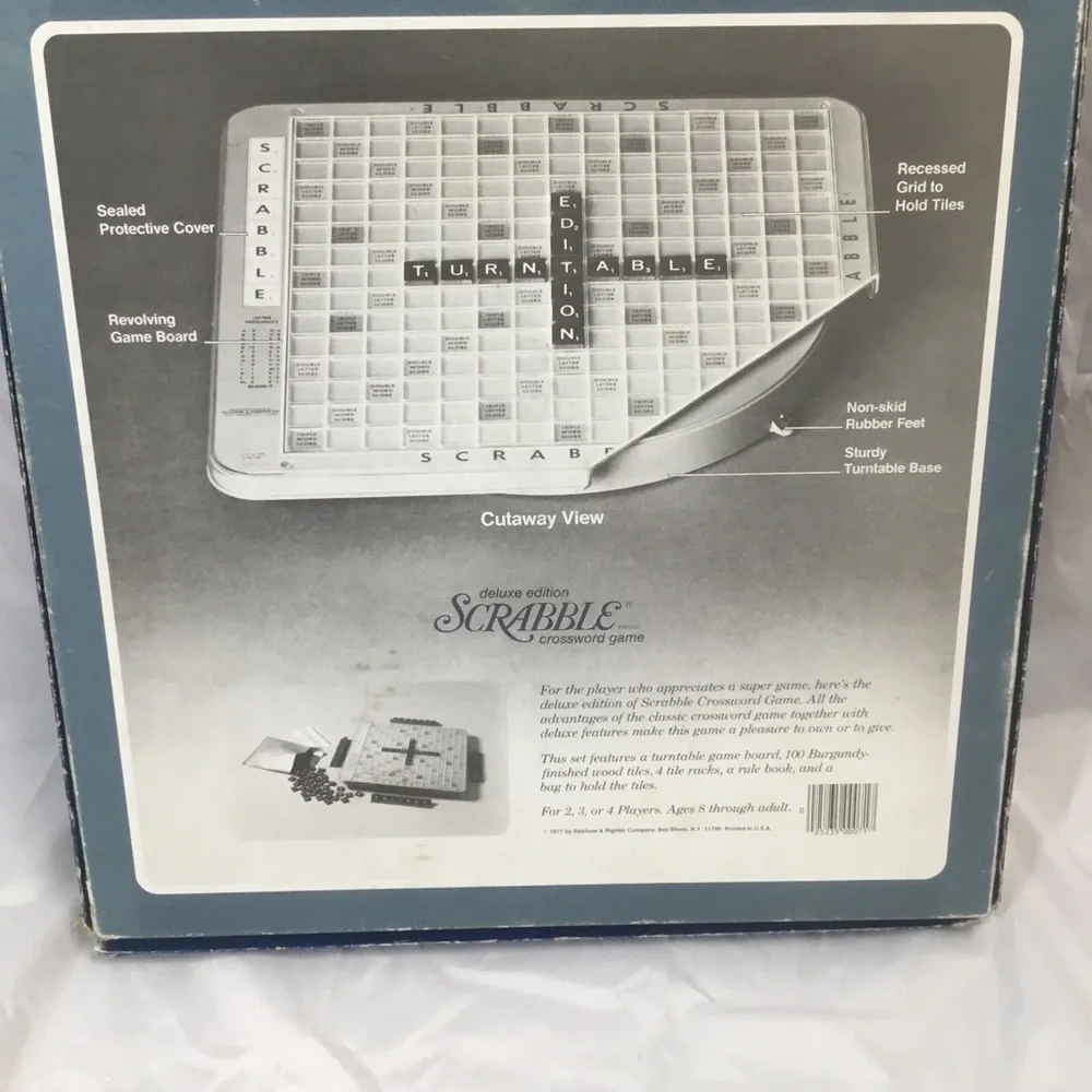 Selchow & Righter vtg scrabble
