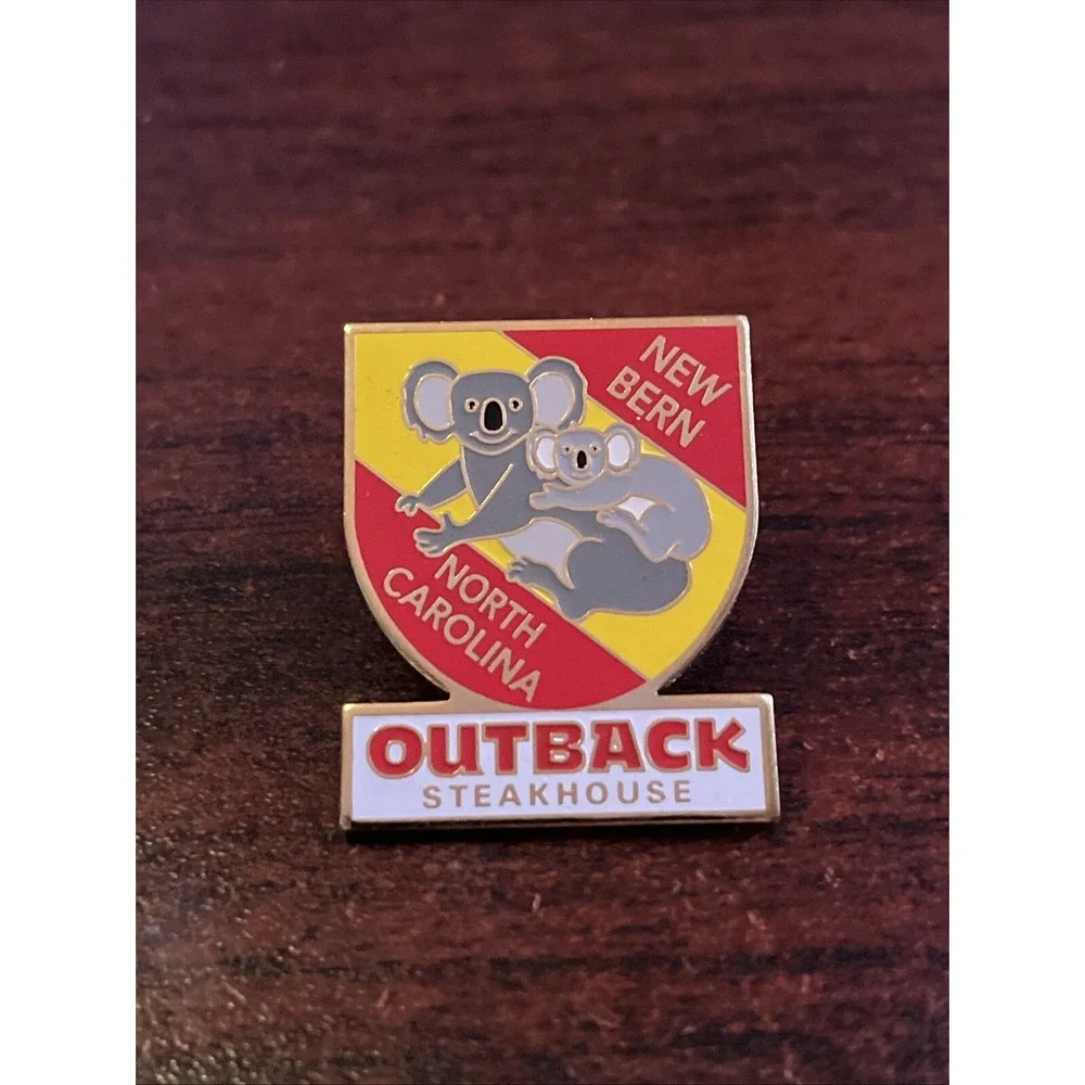 Outback‎ Steakhouse New Bern North Carolina Koalas Lapel Hat Pin