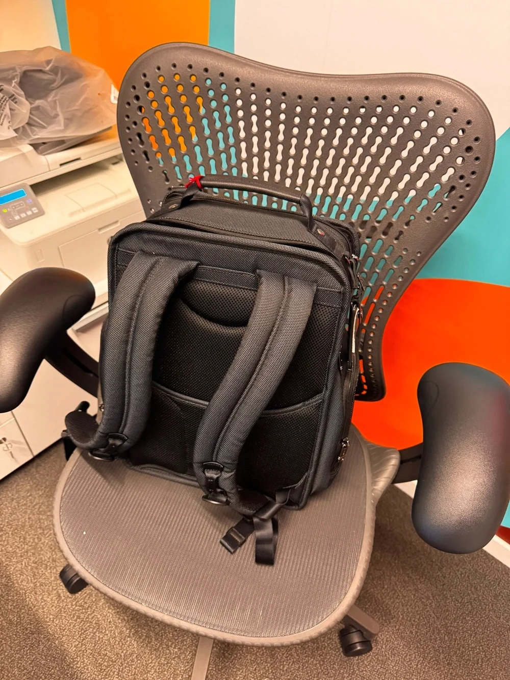 NWT Tumi ALPHA 17” Brief Pack Laptop Backpack - REFLECTIVE TUMI JACQUARD