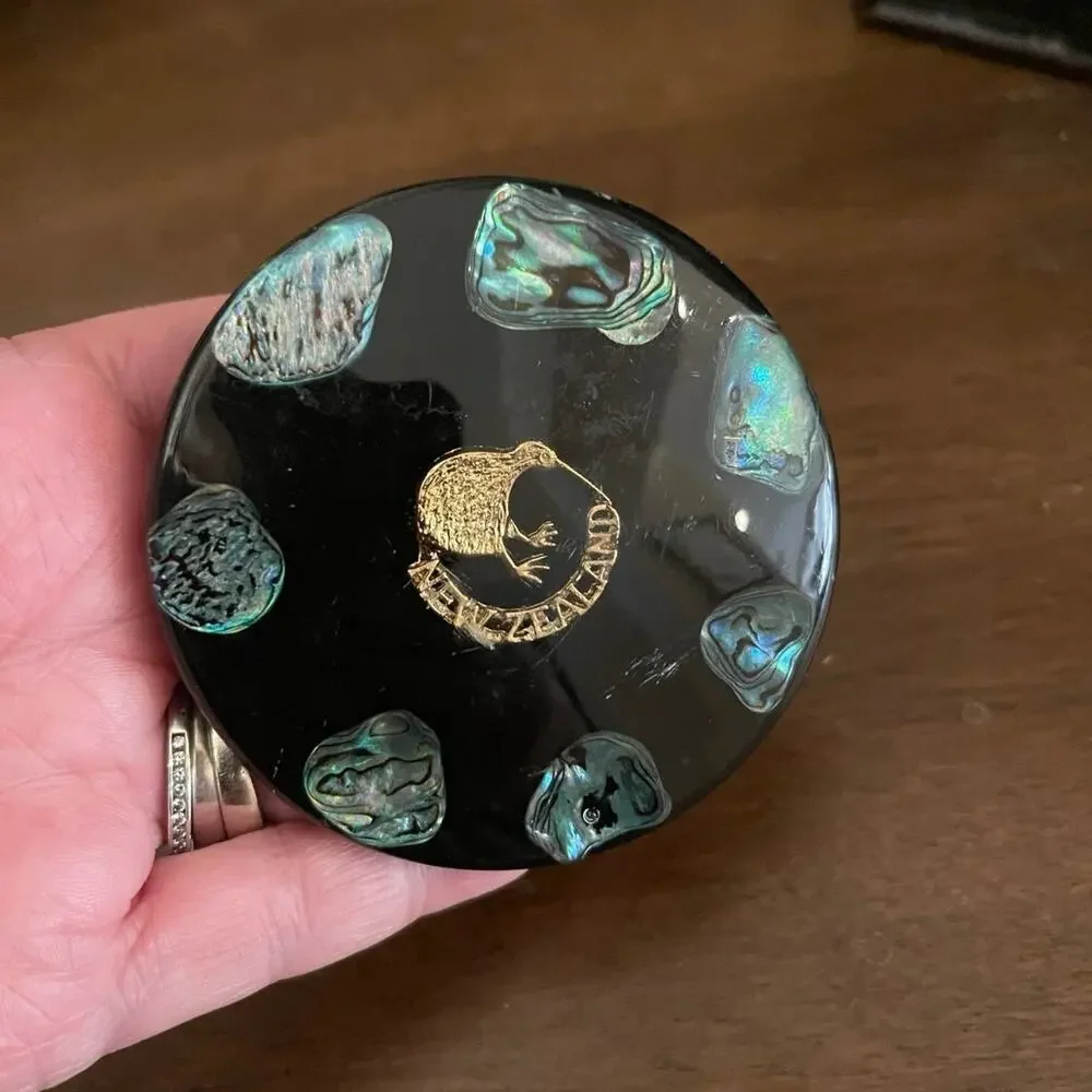 Handmade black abalone