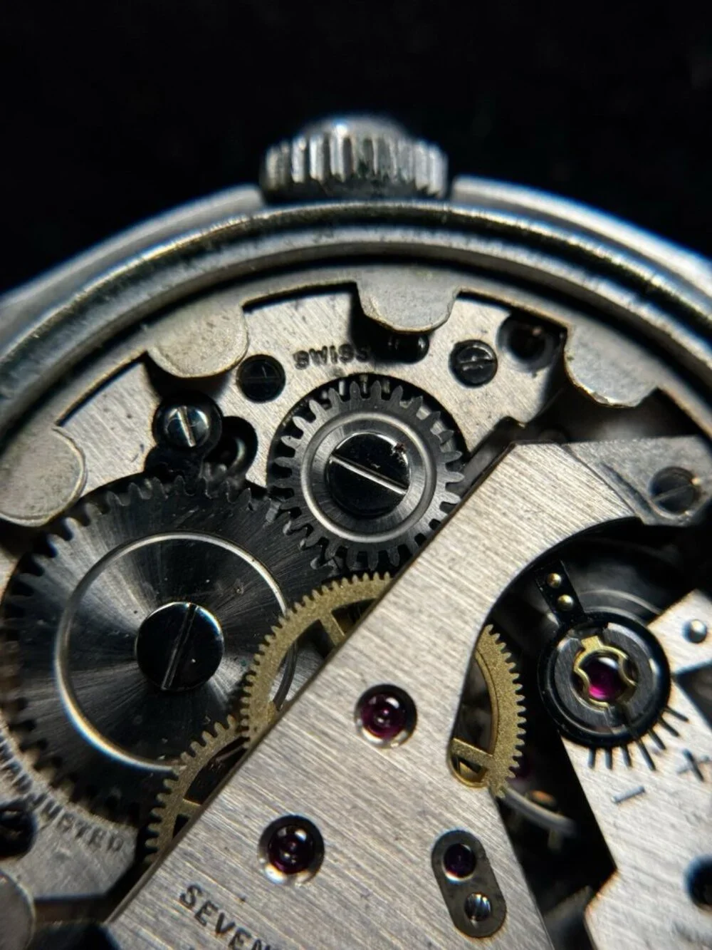 MEPA 17 Jewel Incabloc Swiss Manual Wind Mens Watch MOU Mechanical