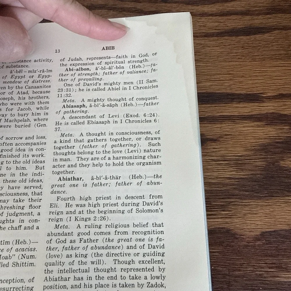 Metaphysical Bible Dictionary Unity School Christianity Reference Book