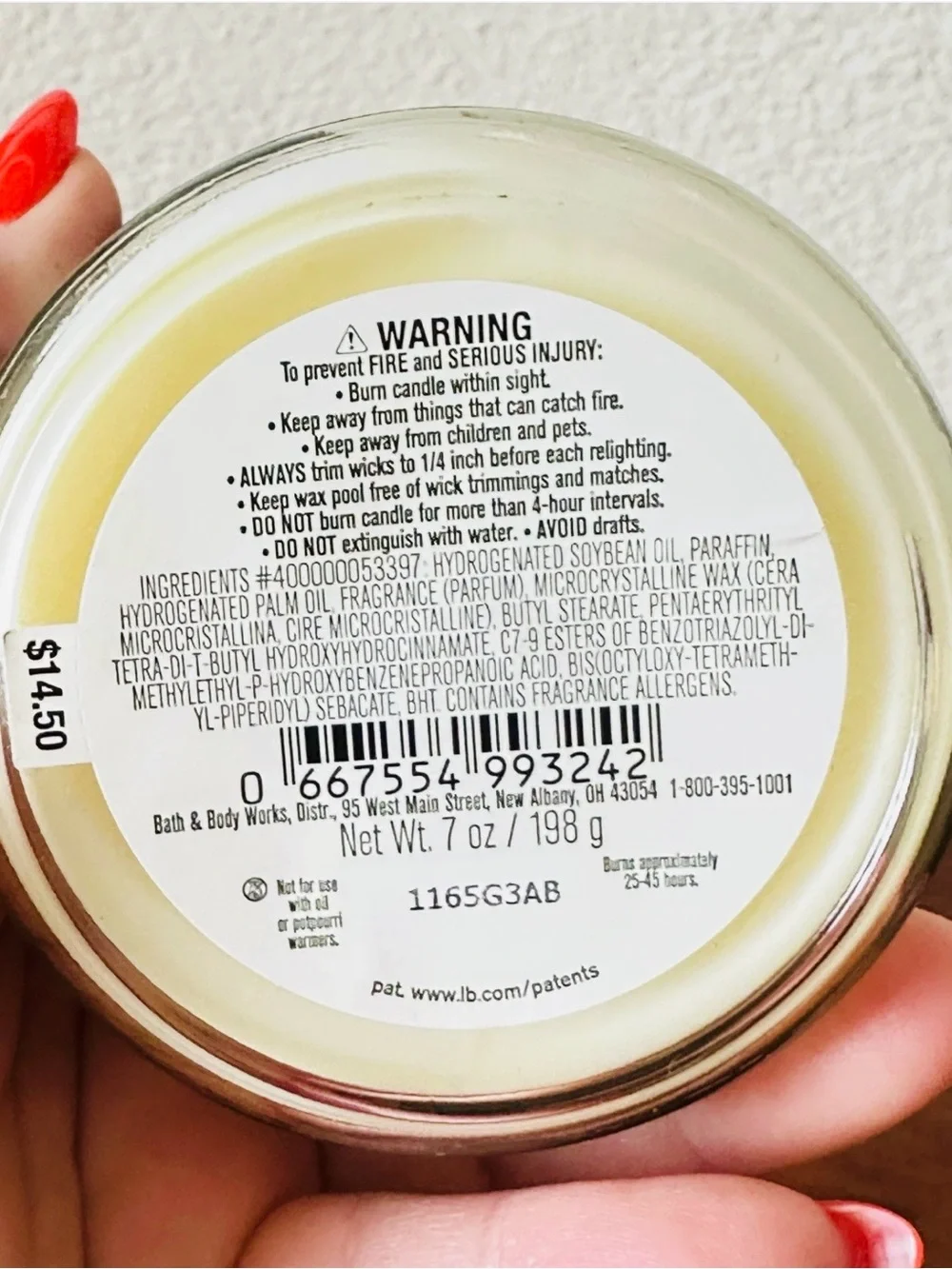 Bath & Body Works jar candle