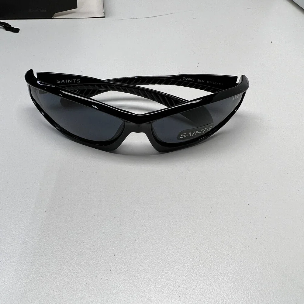 New Orleans Saints Sunglasses Youth Quake with Pouch Bag NFL Official Merch