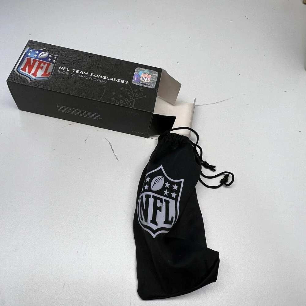 New Orleans Saints Sunglasses Youth Quake with Pouch Bag NFL Official Merch