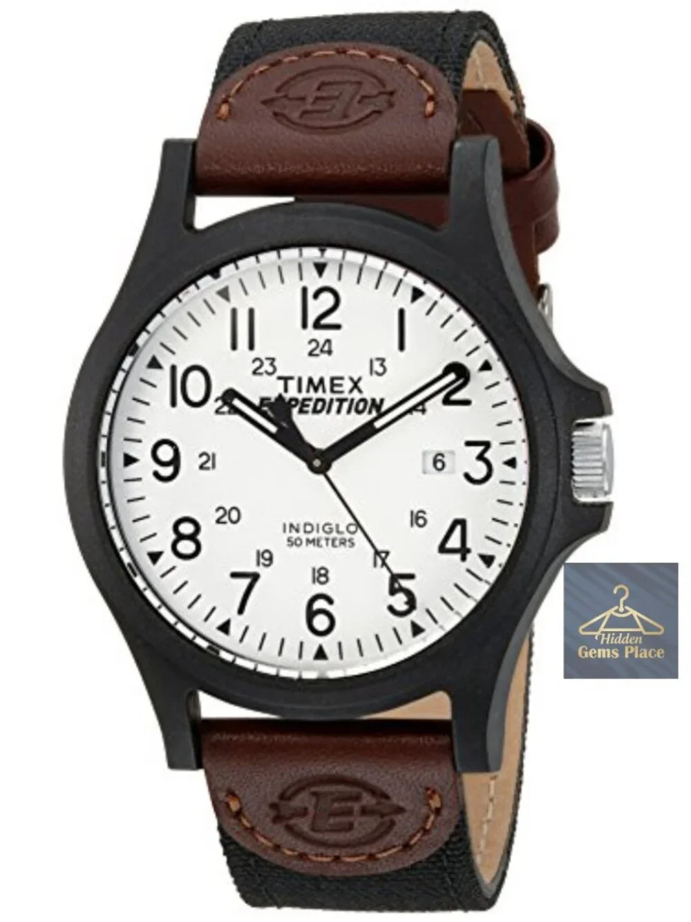 Timex Men's Expedition Acadia 40mm Quartz Analog Watch with Indiglo