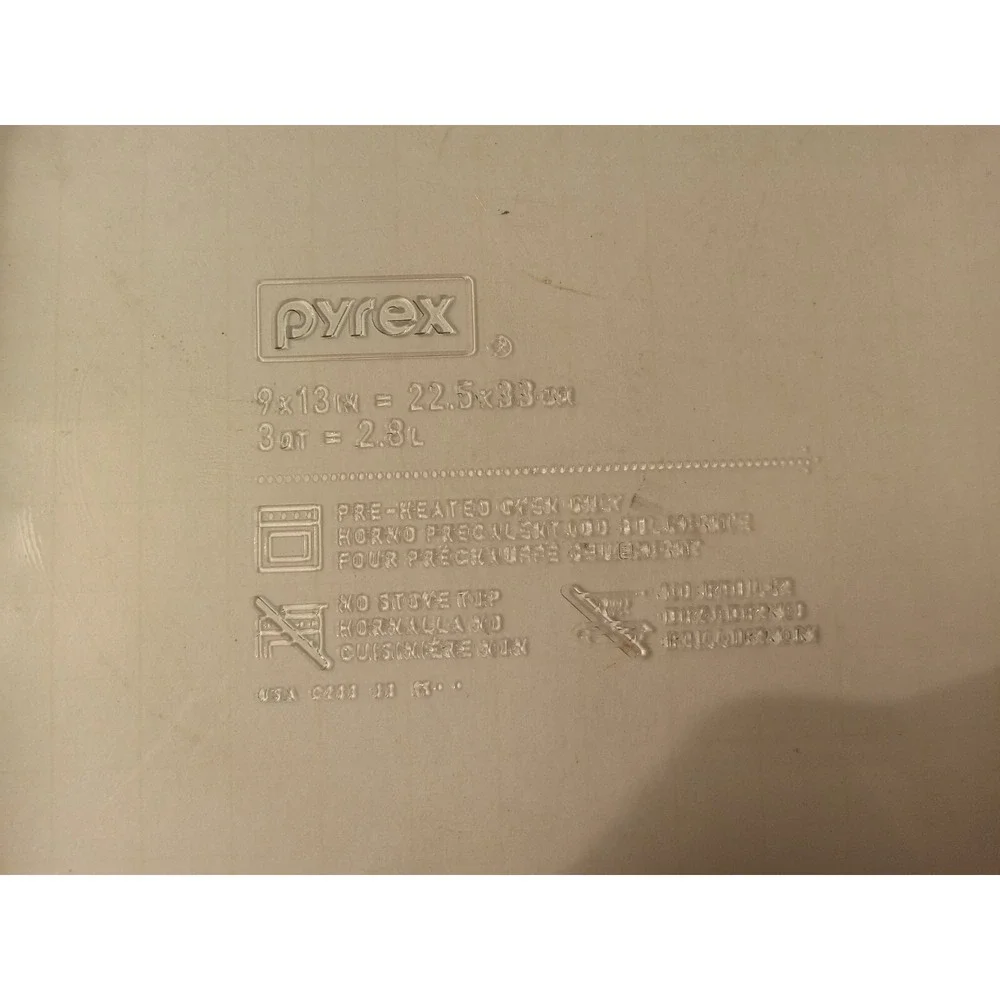 Pyrex 3qt clear