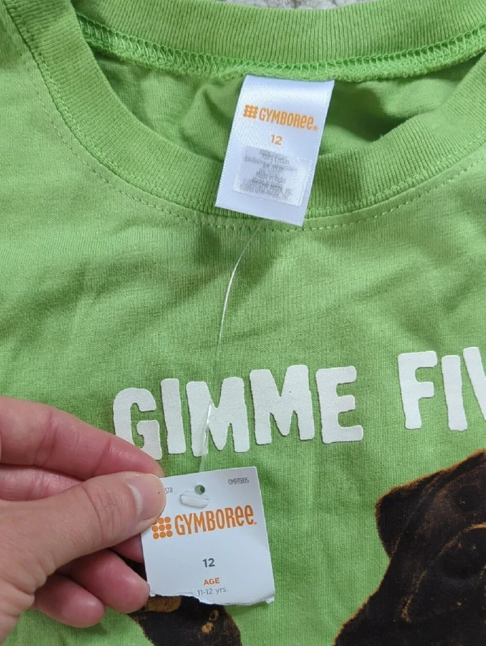 Gymboree signs wear smoke